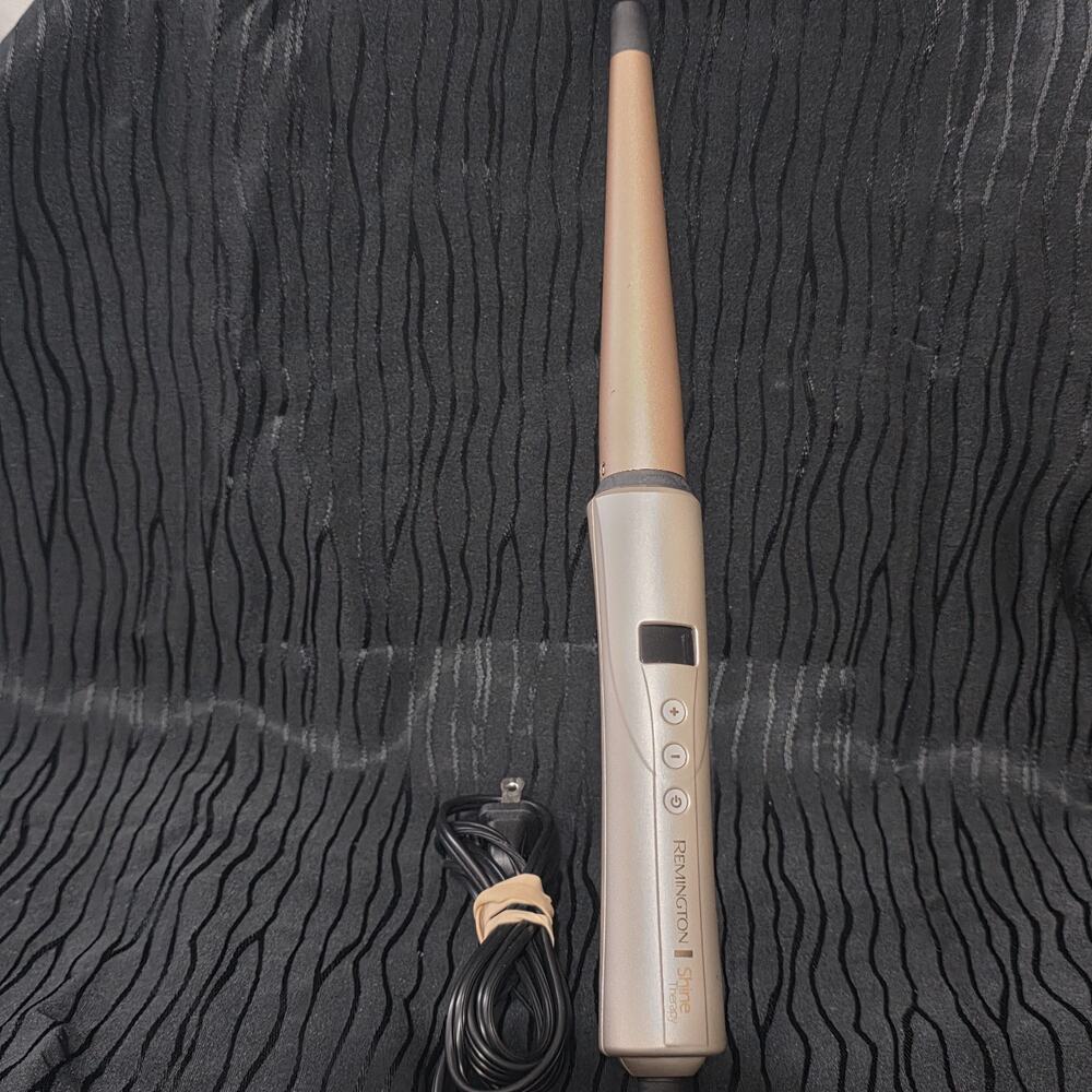 Remington Shine Therapy Tapered Curling Wand ½–1” Argan Oil Keratin